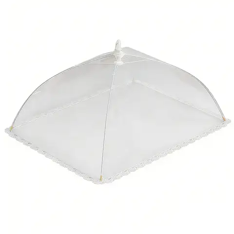 BJ Full Transparent White Gauze Summer Food Cover