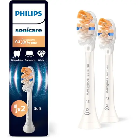 Philips Sonicare HX9092/87 Prestige Premium All-in-One Elektrische Tandenborstel Vervangkoppen - 2-Pack