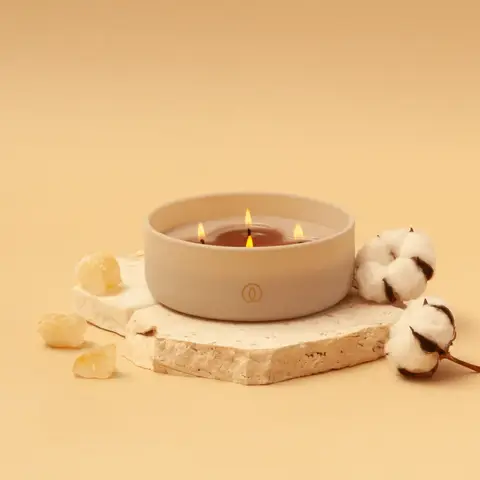 Spaas Candle Mindful Morning 4 Wick 20h Burn Time Beige