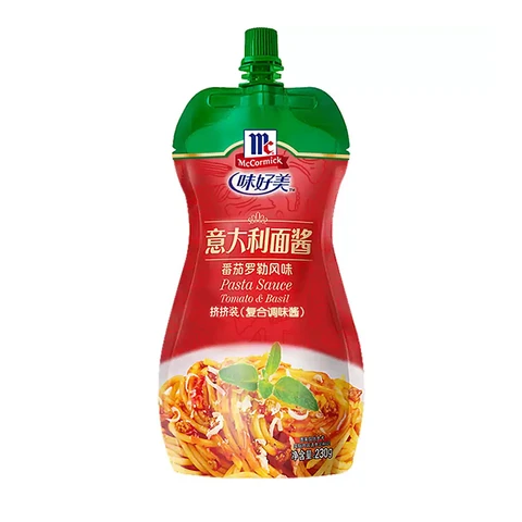 McCormick Pasta Sauce Squeeze Pouch (Tomato & Basil) 230g