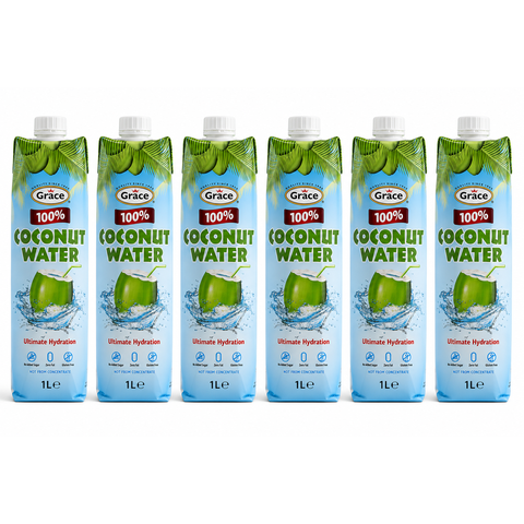 Grace 100% Kokoswater – 6 x 1 L