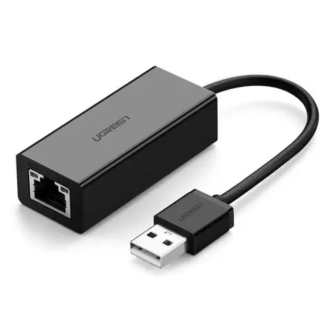 Ugreen external network card RJ45 - USB 2.0 100 Mbps Ethernet black (CR110 20254)