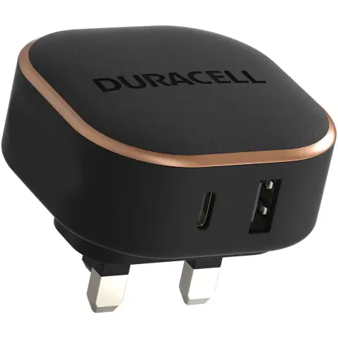 Duracell 30W USB-A + USB-C PPS Charger