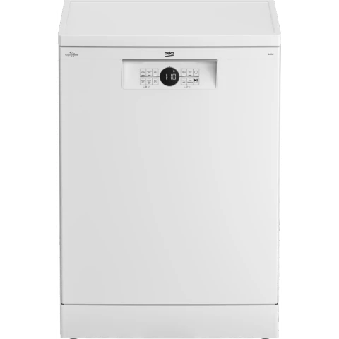 Beko Geschirrspüler, 60 Cm, Freistehend, Unterbaufähig, Für 14 Maßgedecke, 6 Programm, 4 Zusatzfunktionen, 3 Spülebenen, Hygieneintense, Selfdry, Programm Für Halbe Beladung, Weiß, Bdfn26430w