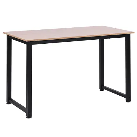 HOMCOM Desk Workspace Oak Effect/Black