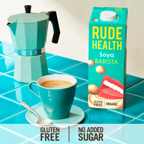 Rude Health - Organic Barista Soya - 6 x 1l