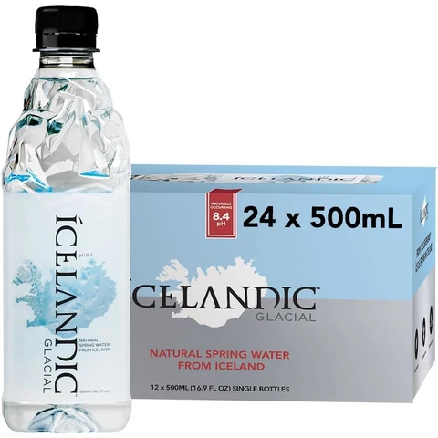 ICELANDIC GLACIAL Natural Mineral Water - PET 24 x 500ml