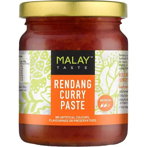 Malay Taste Rendang Curry Paste 185g