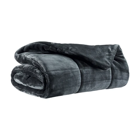 Vivaraise Couverture Tender gris cendre - 130 x 180 cm