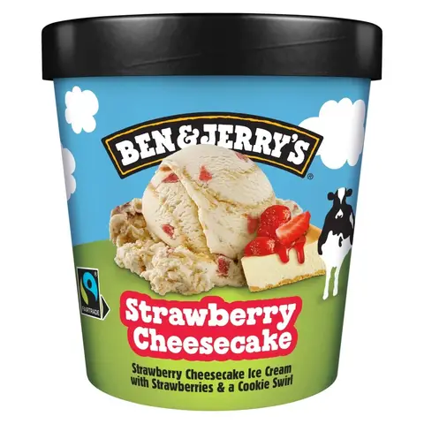 Ben & Jerry's Ice Cream Strawberry Cheesecake 465 ML