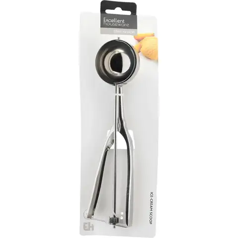 Eislöffel Edelstahl 220x55x30mm