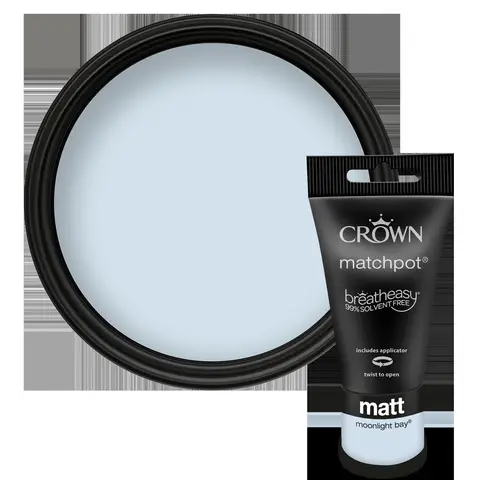 Crown Matt Emulsion Moonlight B 40ML
