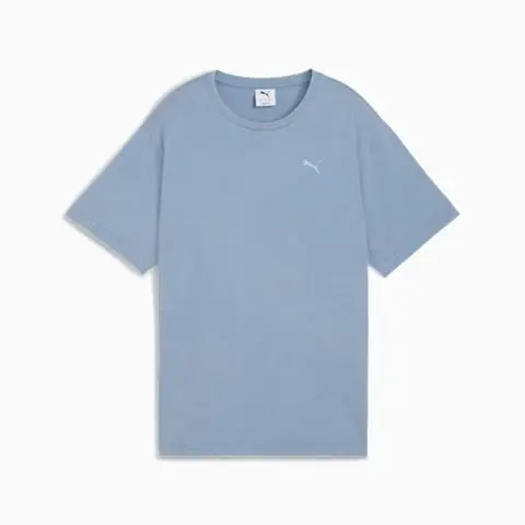 Puma Essentials Elevated Relaxed Wash Tee - Cool Blue