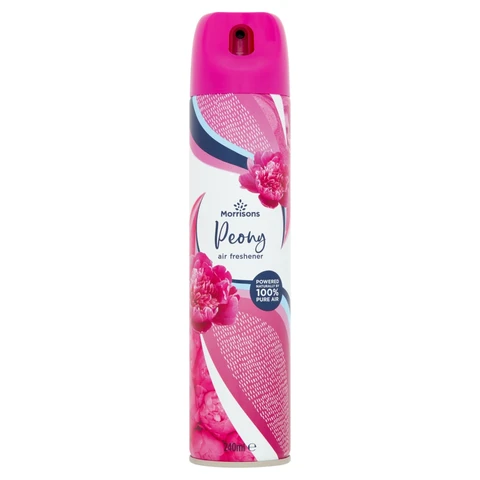 Morrisons Air Freshener Spray, Peony, 240ml