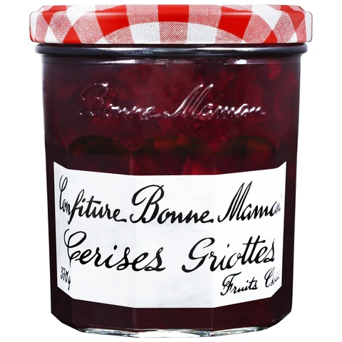 Confiture cerise griottes Bonne Maman le pot de 360g