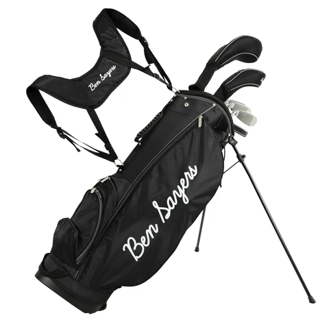 Ben Sayers Golf Club Set & Stand Bag Set with 6 x Clubs M8 Black/Grey