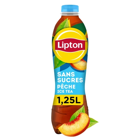 LIPTON Thé Pêche Zéro 1.25L