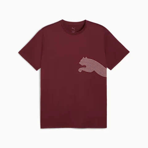 Puma Men's Tad Big Logo Tee - Ruby Shimmer