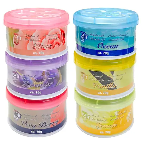 Air Freshener Gel, 6 Random Scents, 70 g, 1pc