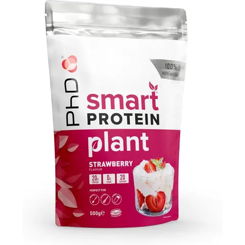 PhD Smart Plant Protein Nutrition Powder Strawberry Flavour - 500g