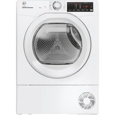 Hoover HRE C9TE-80 9kg Condenser Tumble Dryer – Sensor Dry, Wi-Fi Connected, White, B Rated