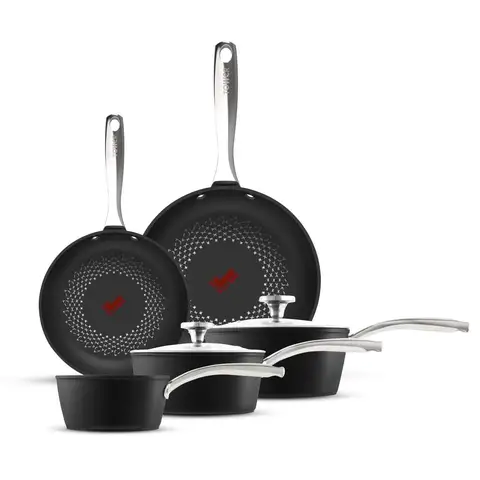 Tower Smart Start Ultra Forged 5 Piece Cookware Set - Black