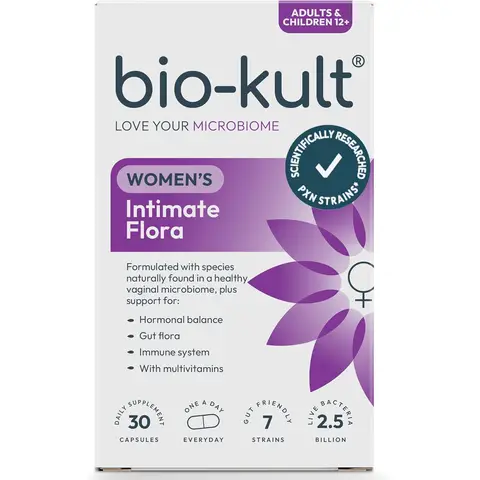 Bio-Kult Women's Intimate Flora Probiotic Men's Health Support Capsules - 30 Capsules