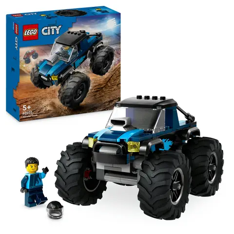 LEGO City 60402 Set de Construction Monster Truck Bleu