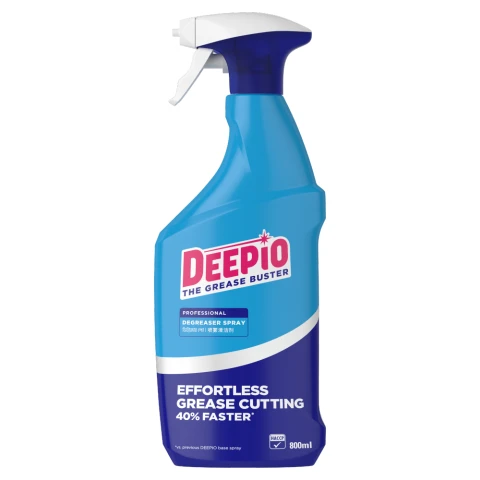 DEEPIO Professional Degreaser Spray 800ml, Effortless Grease Cutting, 40% Faster