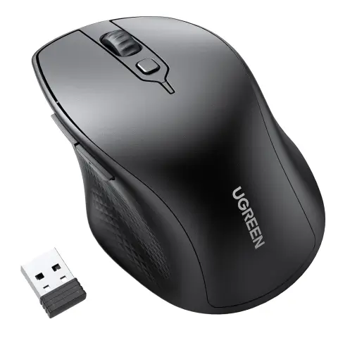 Ugreen ergonomic wireless computer mouse black (MU101)