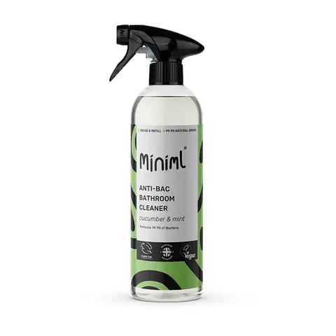 Miniml Anti-Bac Bathroom Cleaner, Cucumber & Mint, 750ml