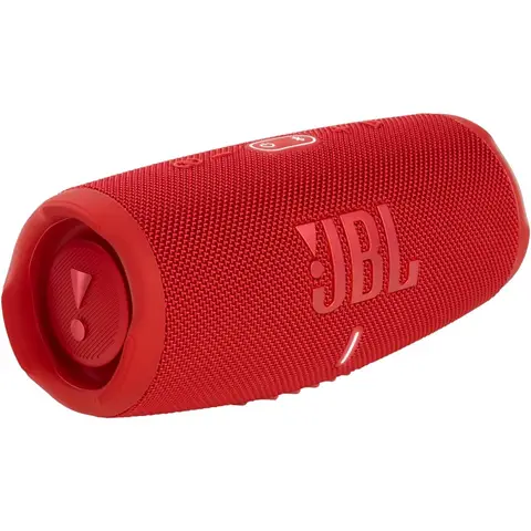 JBL Charge 5 Bluetooth-Lautsprecher - Rot – Wasserdichte, tragbare Boombox mit eingebauter Powerbank – Eine Ladung für bis zu 20 Stunden kabellose Musikwiedergabe