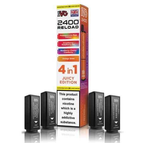 Ivg 2400 Reload 4 Pack Juicy Edition