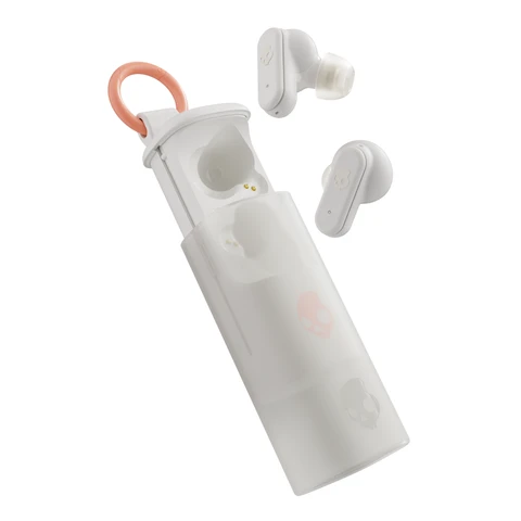 Skullcandy Dime Evo True Wireless In-Ear Earbuds - Bone/Orange