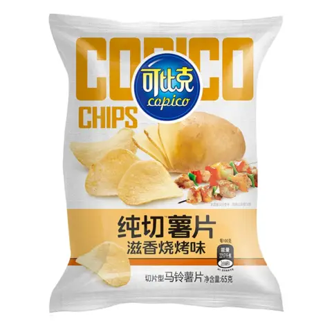 Copіco Potato chips (Barbecue flavour)可比克纯切薯片滋香烧烤味65g