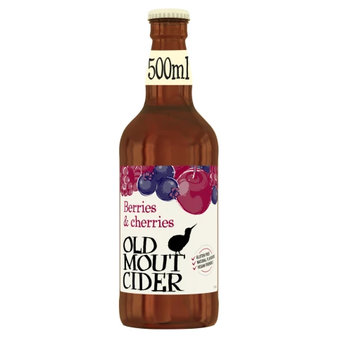Old Mout Cider Berries & Cherries 500Ml (Abv 4%)