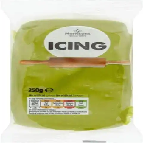 Morrisons Ready To Roll Green Icing 250g