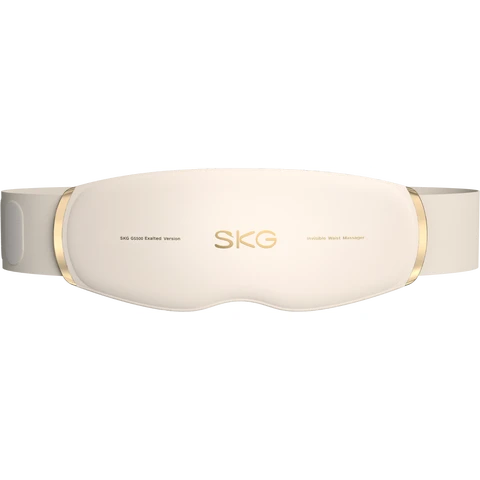 SKG GS500 Appareil de massage lombaire 3.0 Massage profond des tissus avec thermothérapie à lumière rouge Fin et portable Cadeau pour l'être aimé