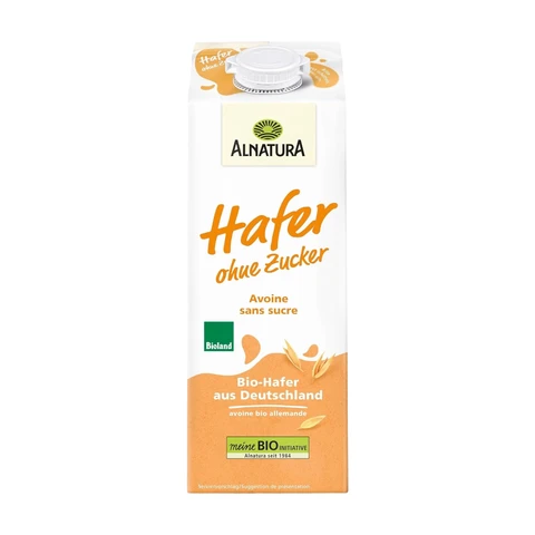 Alnatura Bio Haferdrink ohne Zucker  1 L