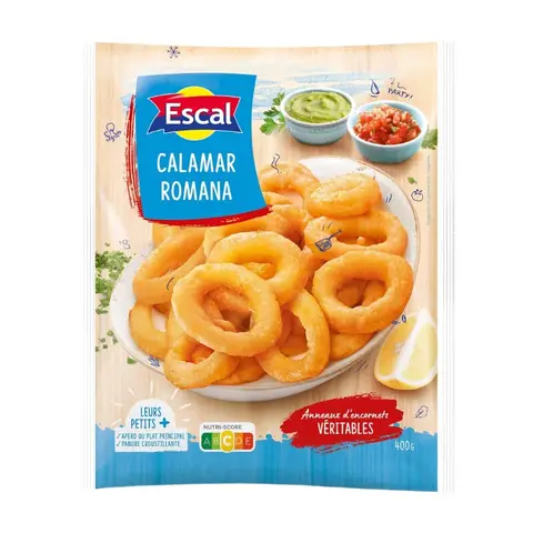 Escal Anneaux de calamar à la romaine MSC - 400 g