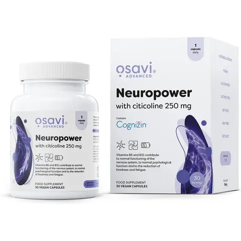 Osavi Neuropower with Citicoline 250 mg – 30 Vegan Capsules