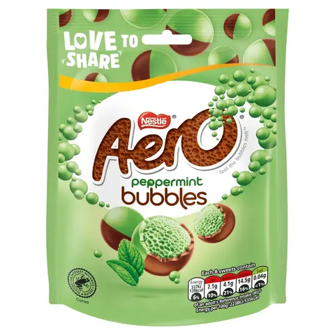 Aero Peppermint Bubbles 92g