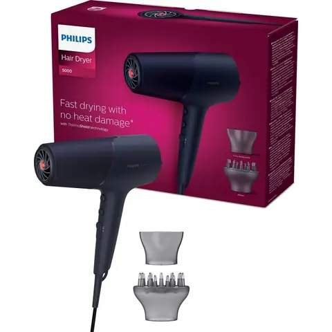 Philips 5000 BHD510/00 haardroger zwart