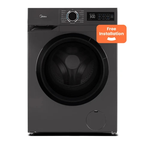 Midea MF110W100BA10/T  10kg 1400rpm Freestanding Washing Machine - Dark Graphite - A Rated