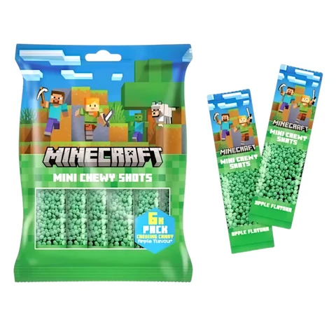 Candy Minecraft Mini Chewy Shots - 6 x 15 g