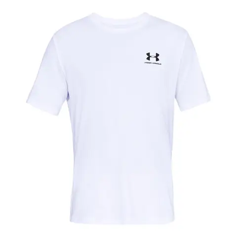 Under Armour Sportstyle LC korte mouwen T-shirt 1326799-100 wit L