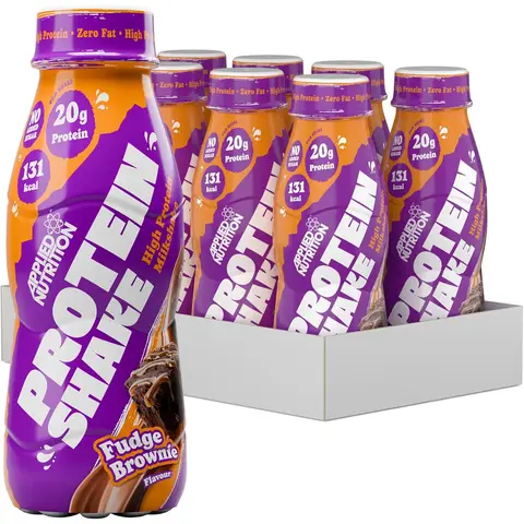 Applied Nutrition RTD High Protein Shake 330Ml Fudge Brownie X 8