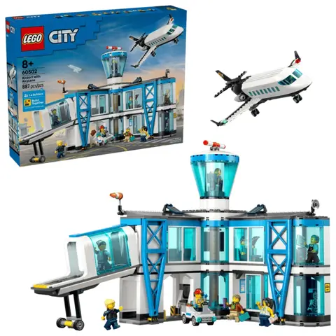 LEGO CITY 60502 Airport with Airplane