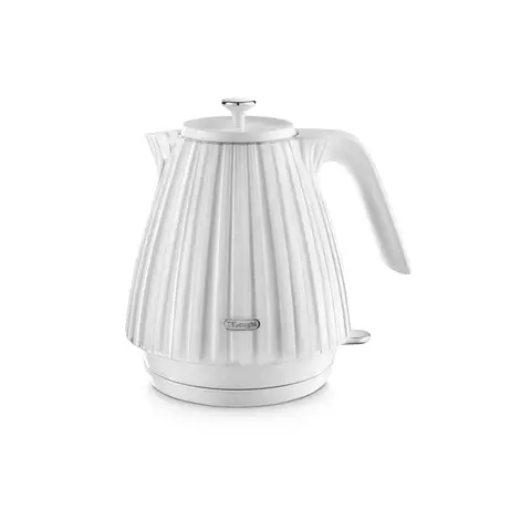 De'Longhi Ballerina 1.7L Kettle, Rapid Boil, Opaline White - KBD3001.W