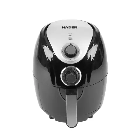 Haden Compact Air Fryer - 2.6L, 1300W, Ideal for 1-Person/Small Households, Non-Stick, Easy Clean, Adjustable Temperature Control